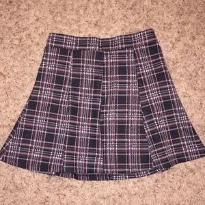 Plaid Mini Skirt